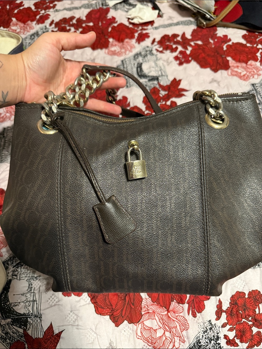 Carolina herrera brown Shoulder Bag